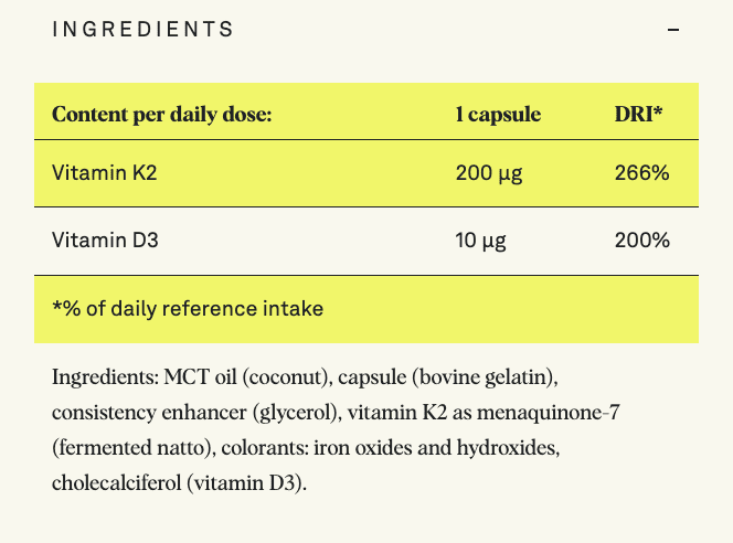 Vitamin K2 & D3 - 60stk 2