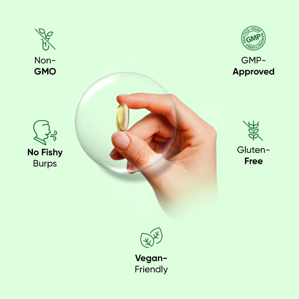 Vegan Omega - 3 softgel hylki 6