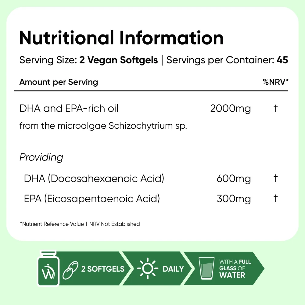 Vegan Omega - 3 softgel hylki 9