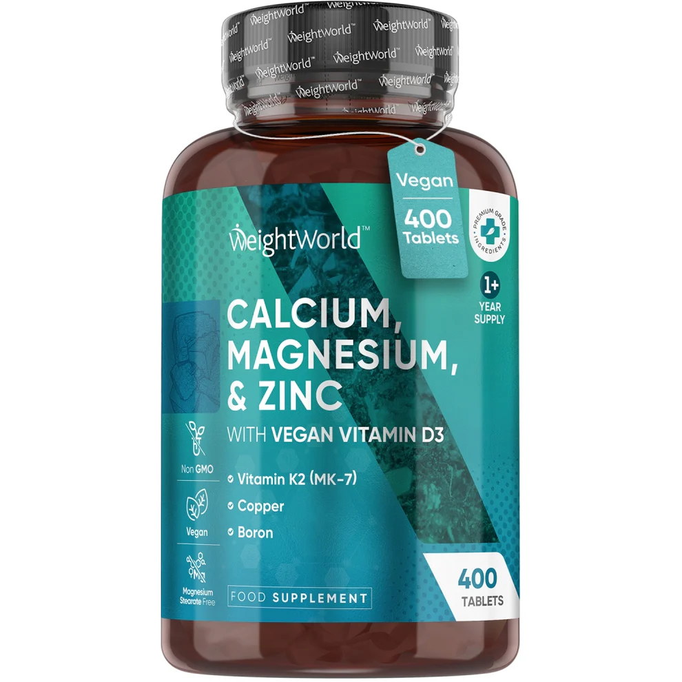 Calcium, Magnesium & Zinc With Vegan Vitamin D3 Tablets